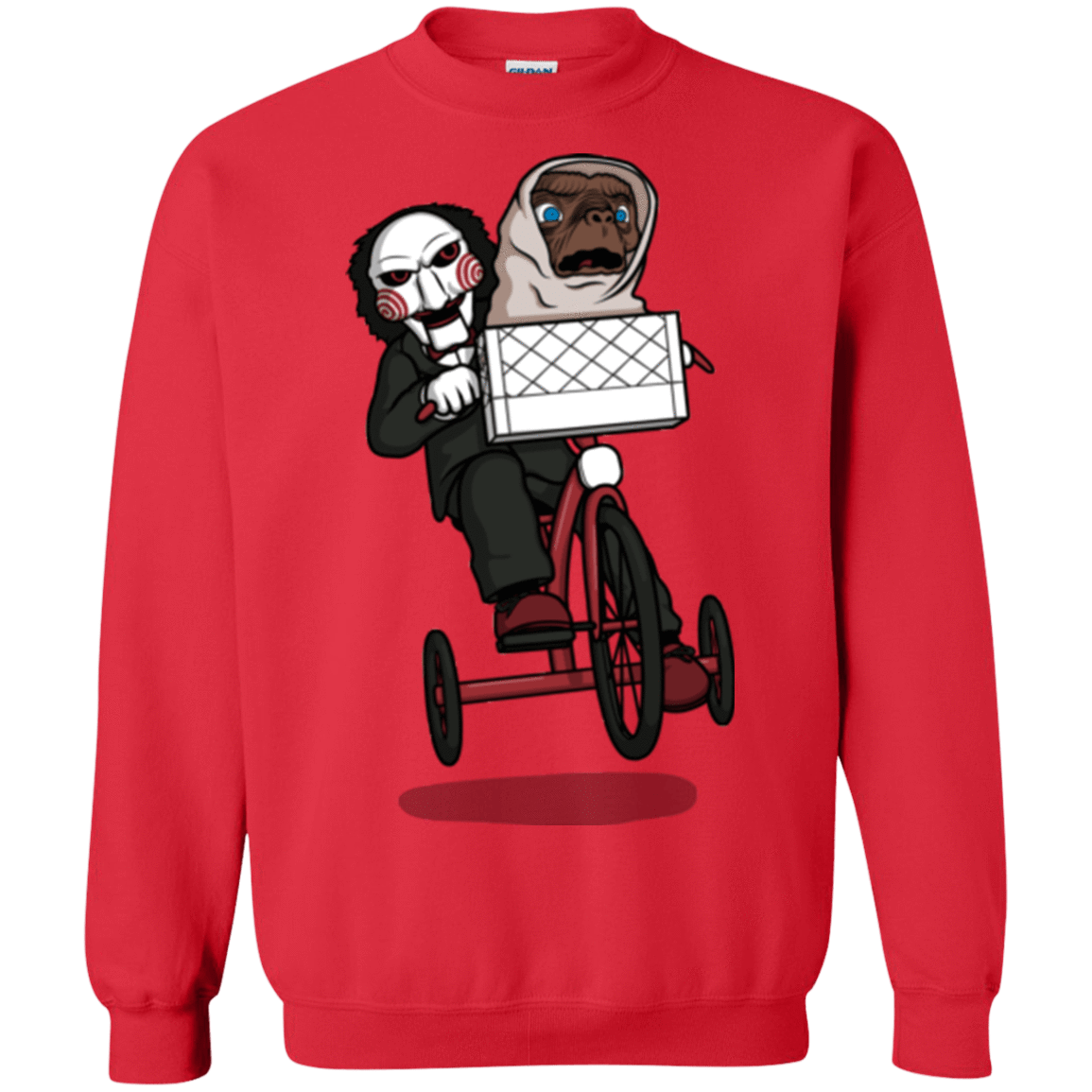 Sweatshirts Red / Small The Extra Terrifying Crewneck Sweatshirt