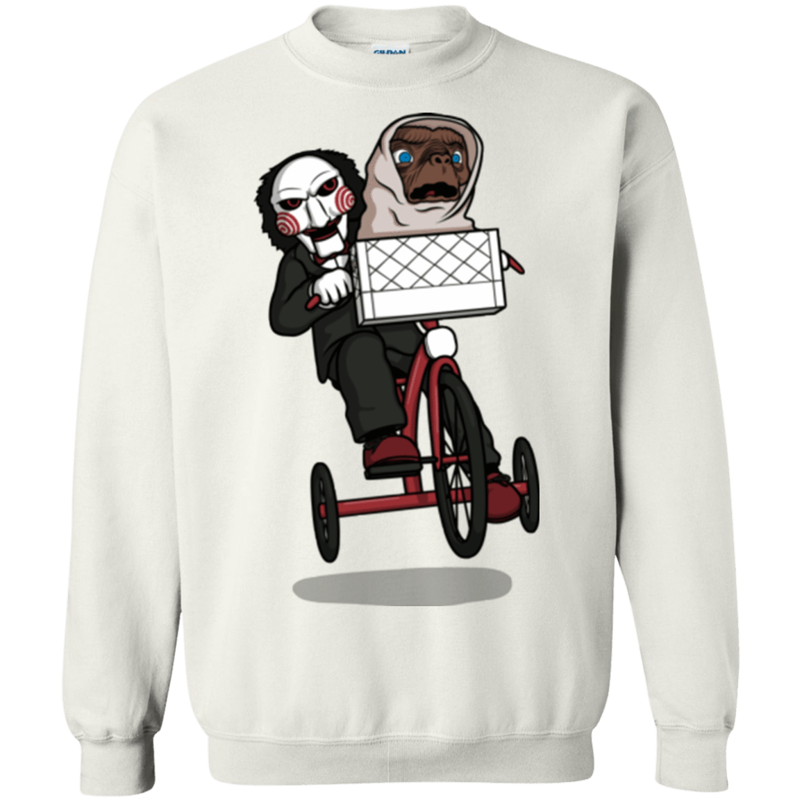Sweatshirts White / Small The Extra Terrifying Crewneck Sweatshirt