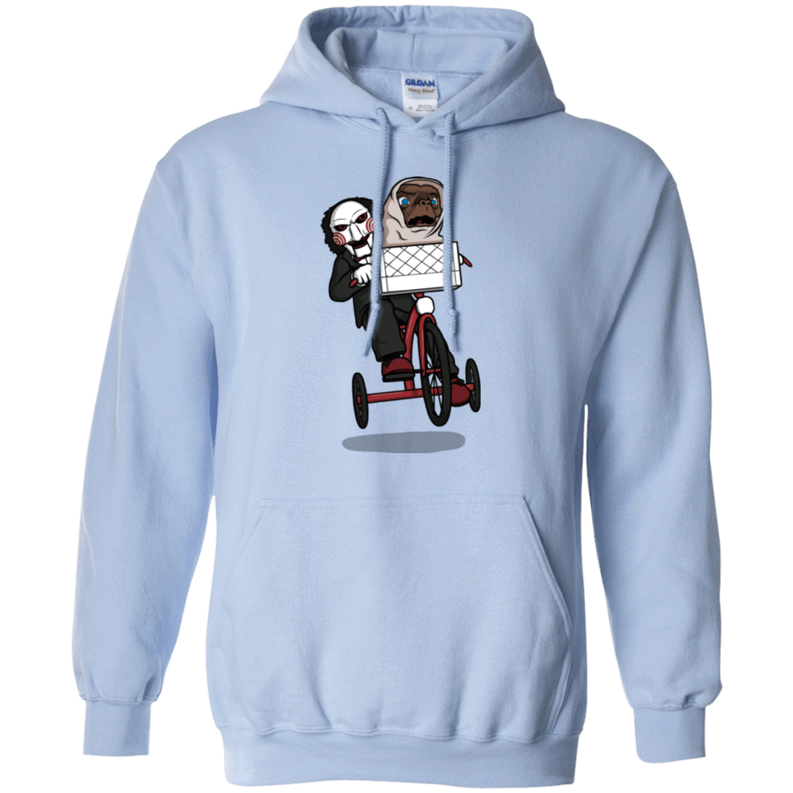 Sweatshirts Light Blue / Small The Extra Terrifying Pullover Hoodie