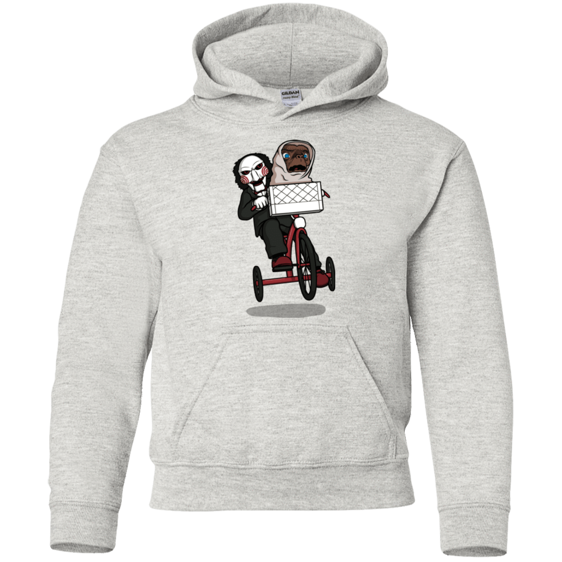 Sweatshirts Ash / YS The Extra Terrifying Youth Hoodie
