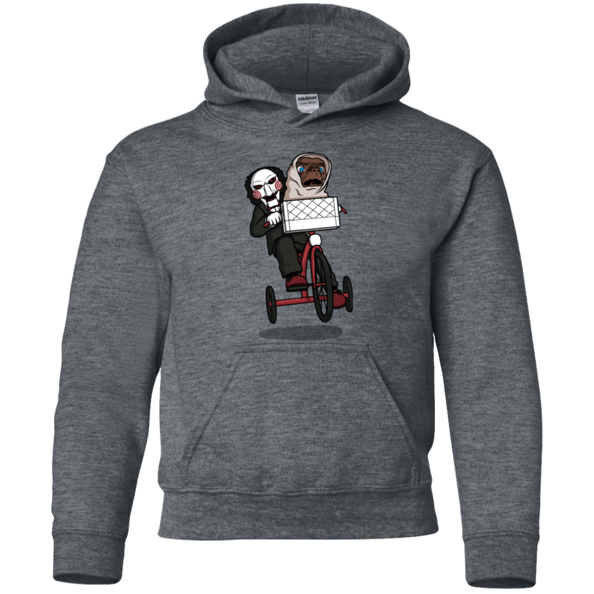 Sweatshirts Dark Heather / YS The Extra Terrifying Youth Hoodie