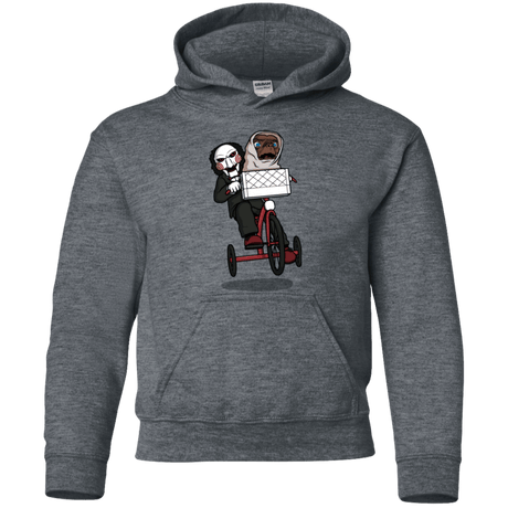 Sweatshirts Dark Heather / YS The Extra Terrifying Youth Hoodie