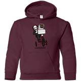 Sweatshirts Maroon / YS The Extra Terrifying Youth Hoodie