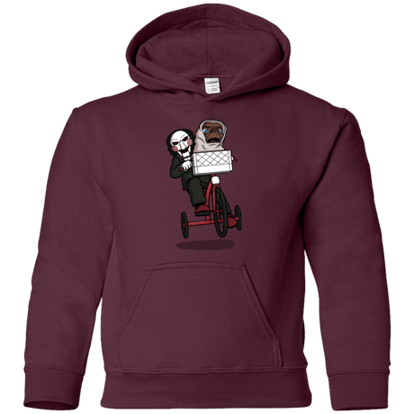 Sweatshirts Maroon / YS The Extra Terrifying Youth Hoodie