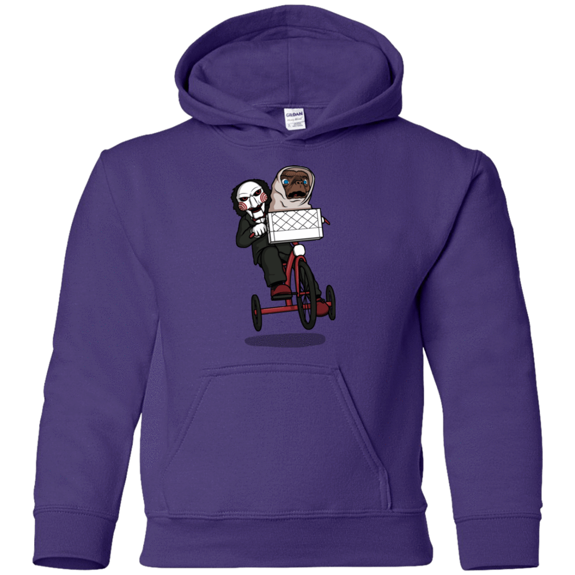 Sweatshirts Purple / YS The Extra Terrifying Youth Hoodie