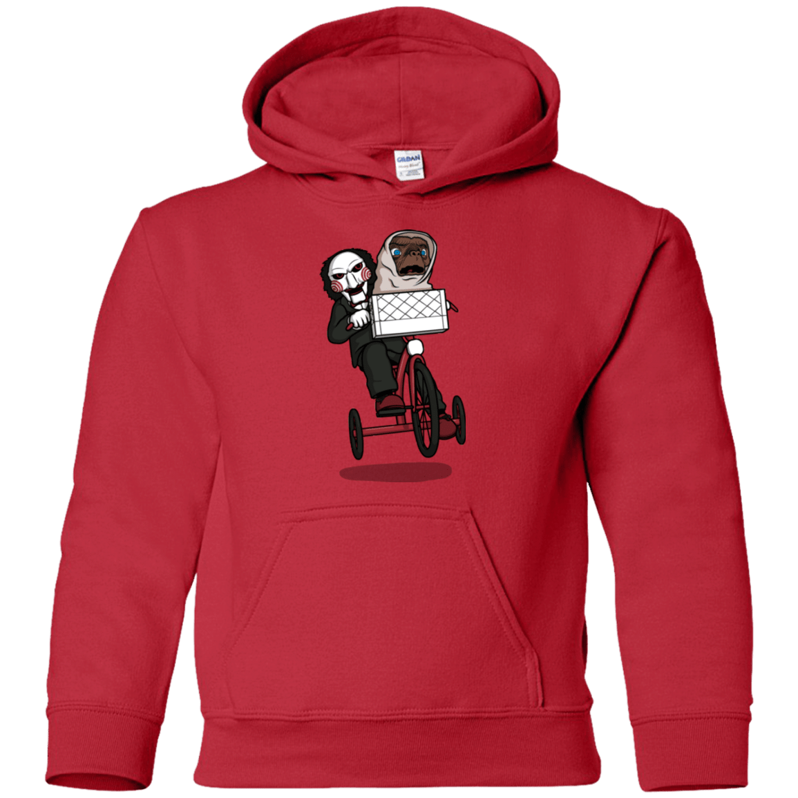 Sweatshirts Red / YS The Extra Terrifying Youth Hoodie