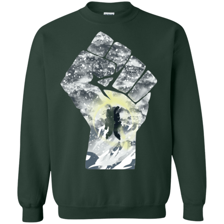 Sweatshirts Forest Green / Small The Fighters Crewneck Sweatshirt
