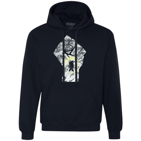 Sweatshirts Navy / Small The Fighters Premium Fleece Hoodie