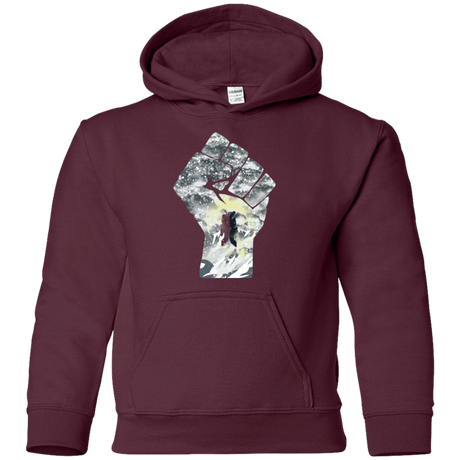 Sweatshirts Maroon / YS The Fighters Youth Hoodie