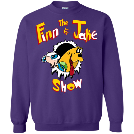 Sweatshirts Purple / S The Finn and Jake Show Crewneck Sweatshirt