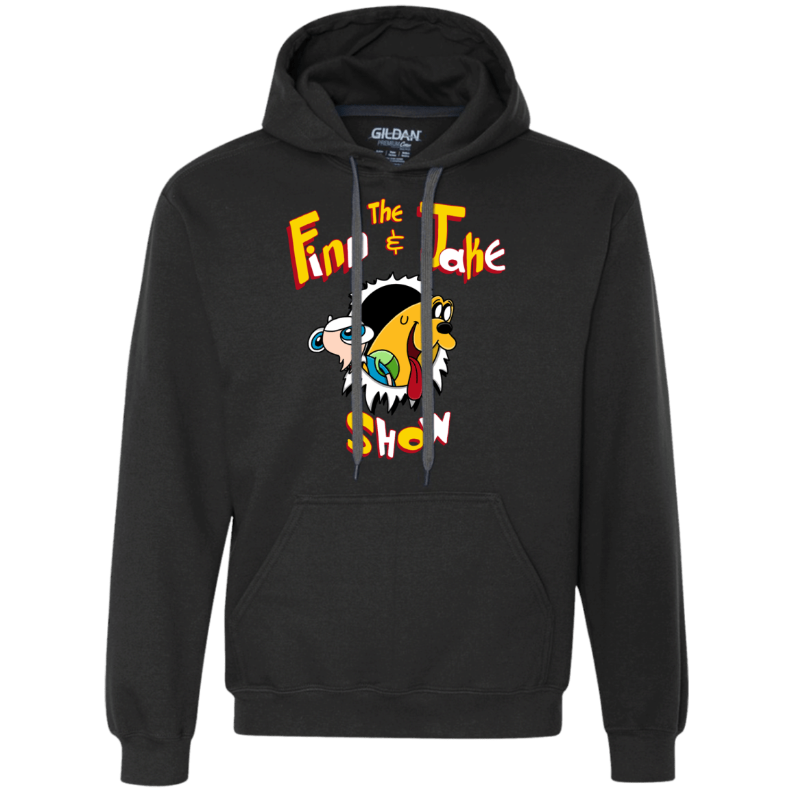 Sweatshirts Black / S The Finn and Jake Show Premium Fleece Hoodie