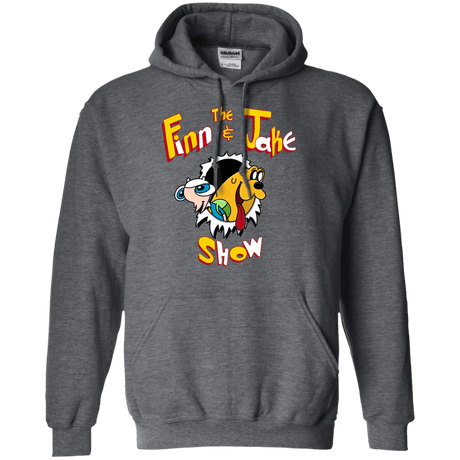 Sweatshirts Dark Heather / S The Finn and Jake Show Pullover Hoodie