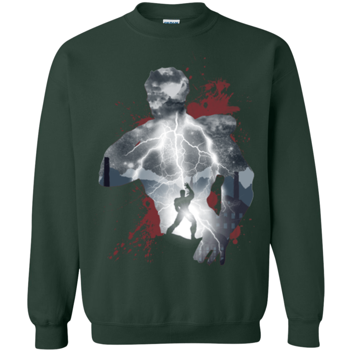 Sweatshirts Forest Green / Small The Fist Crewneck Sweatshirt