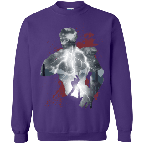 Sweatshirts Purple / Small The Fist Crewneck Sweatshirt