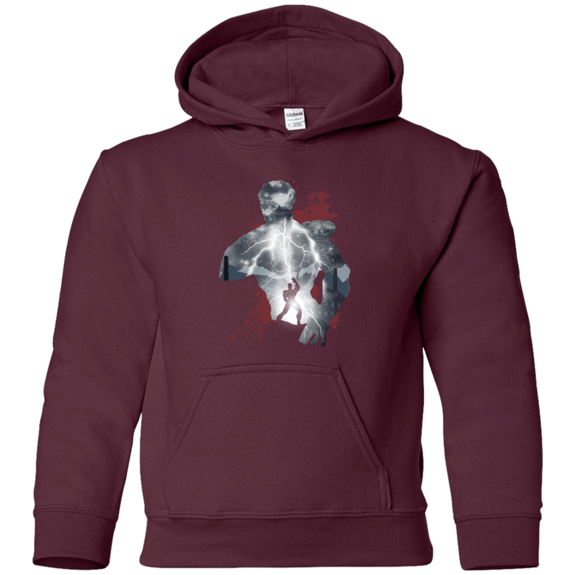 Sweatshirts Maroon / YS The Fist Youth Hoodie