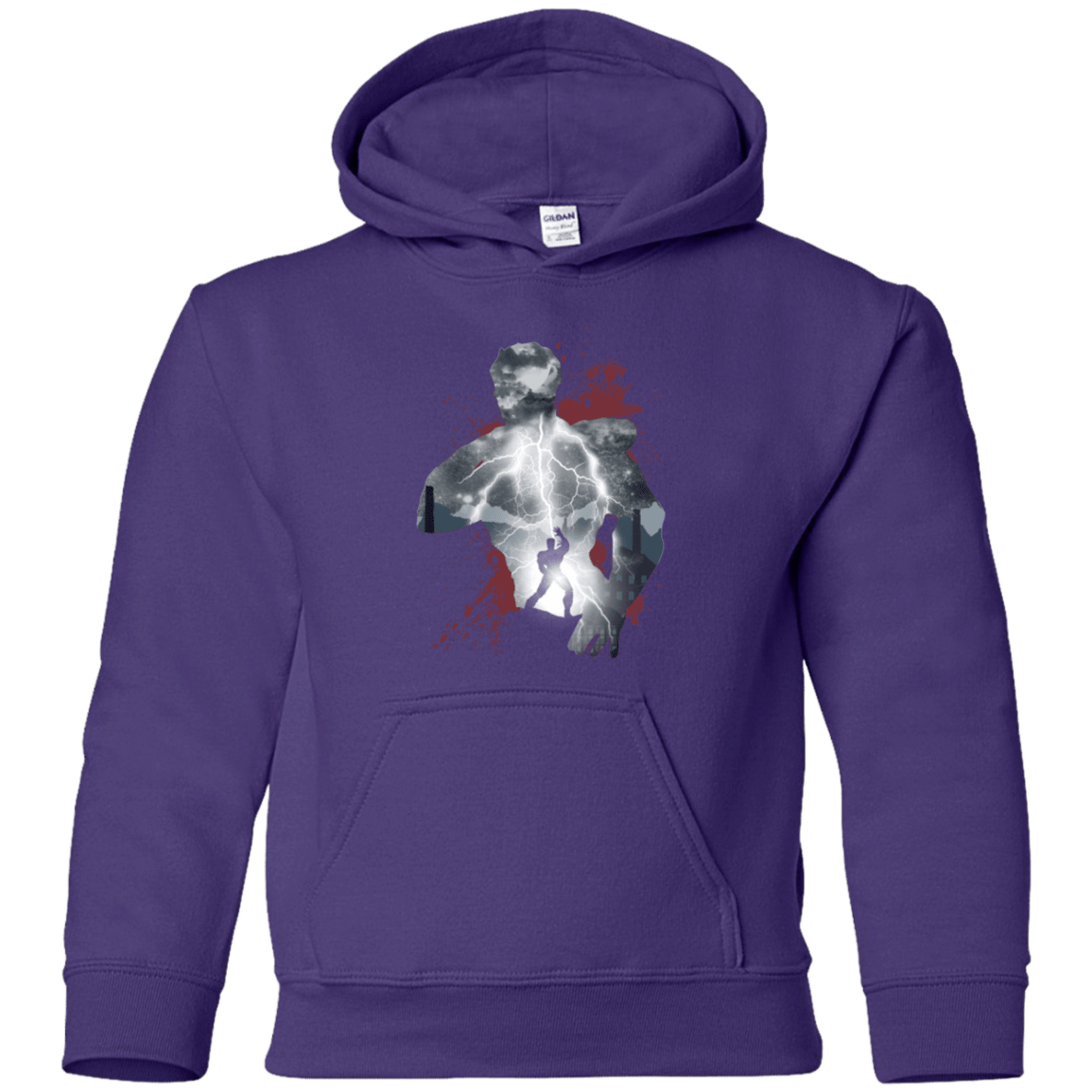 Sweatshirts Purple / YS The Fist Youth Hoodie