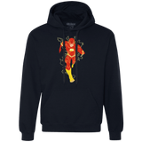 Sweatshirts Navy / Small The Flash Premium Fleece Hoodie