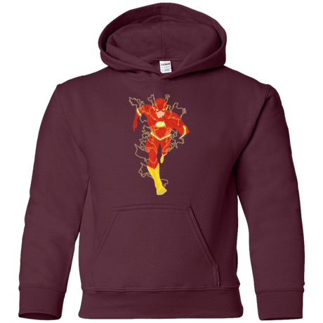Sweatshirts Maroon / YS The Flash Youth Hoodie