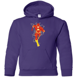 Sweatshirts Purple / YS The Flash Youth Hoodie