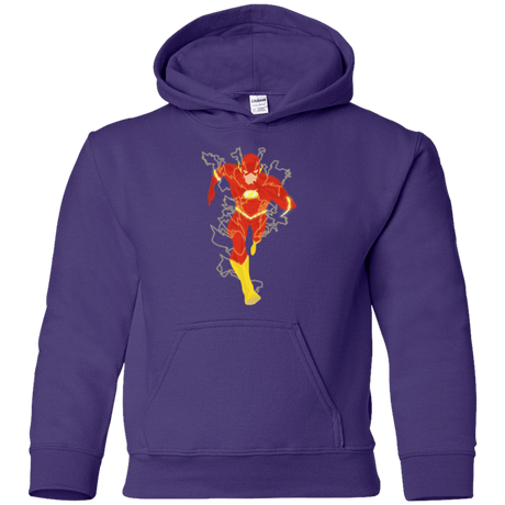 Sweatshirts Purple / YS The Flash Youth Hoodie