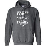 Sweatshirts Dark Heather / S The Force is Strong in my Family Pullover Hoodie