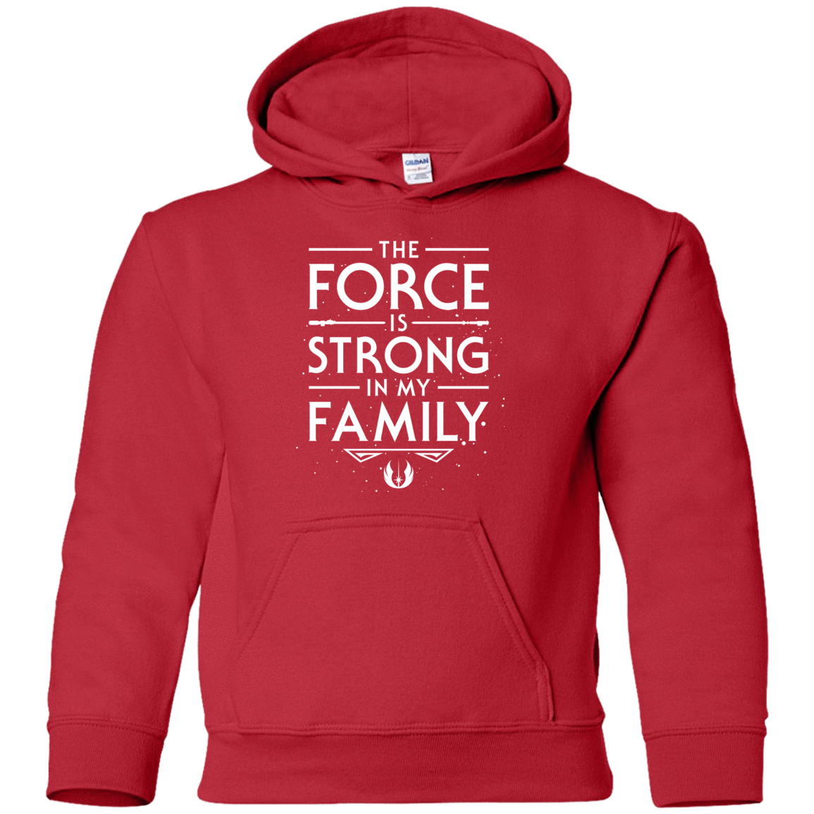 The Force is Strong in my Family Youth Hoodie