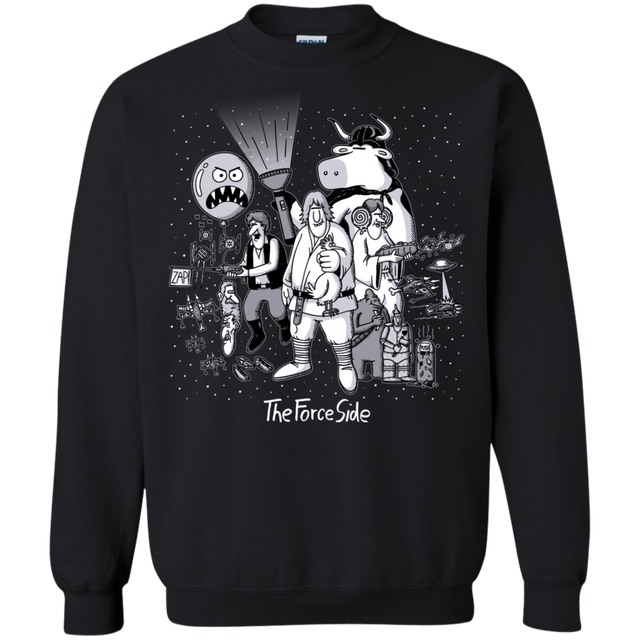 Sweatshirts Black / Small The Force Side Crewneck Sweatshirt