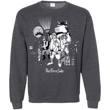 Sweatshirts Dark Heather / Small The Force Side Crewneck Sweatshirt