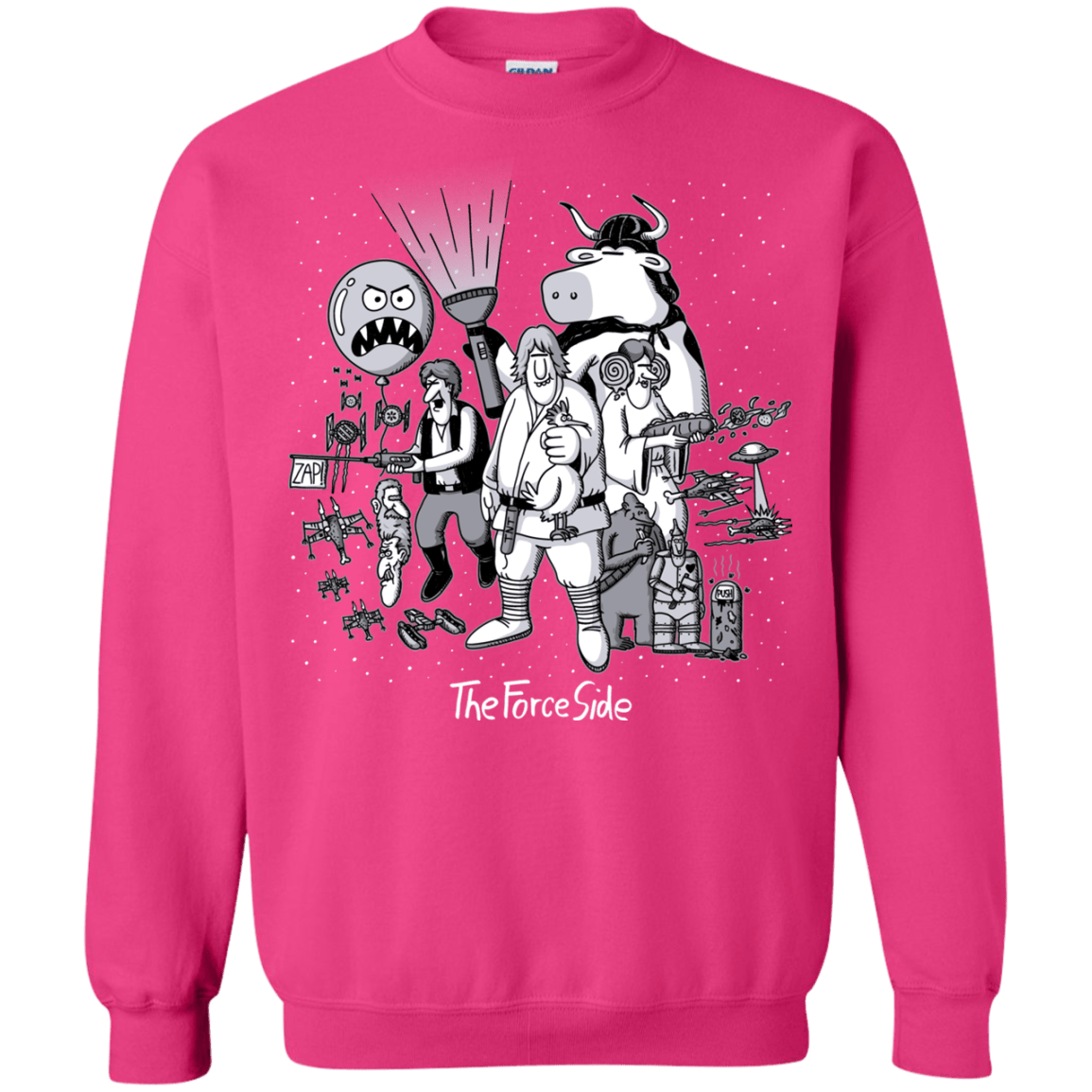 Sweatshirts Heliconia / Small The Force Side Crewneck Sweatshirt
