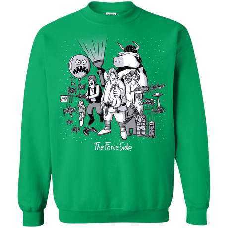 Sweatshirts Irish Green / Small The Force Side Crewneck Sweatshirt