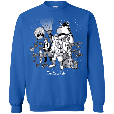 Sweatshirts Royal / Small The Force Side Crewneck Sweatshirt
