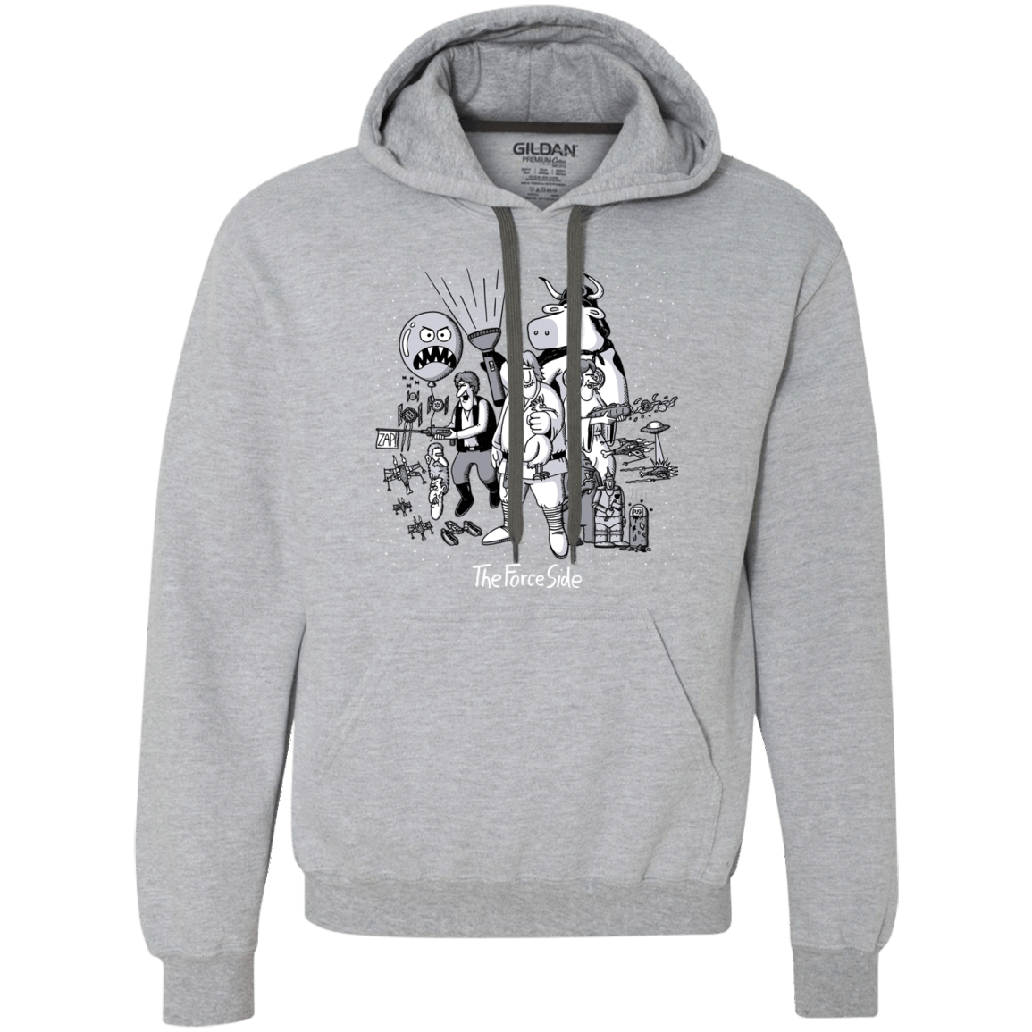 Sweatshirts Sport Grey / Small The Force Side Premium Fleece Hoodie