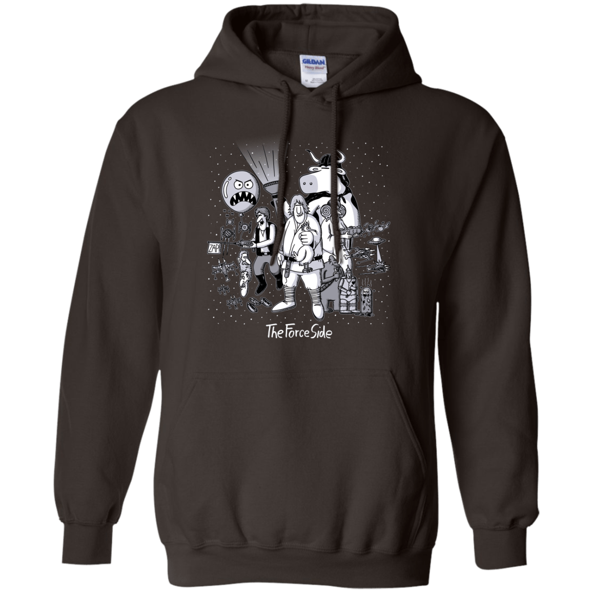 Sweatshirts Dark Chocolate / Small The Force Side Pullover Hoodie