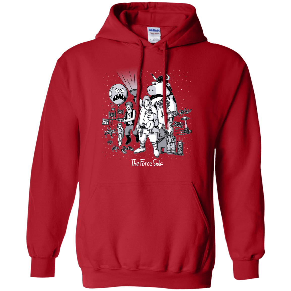 Sweatshirts Red / Small The Force Side Pullover Hoodie