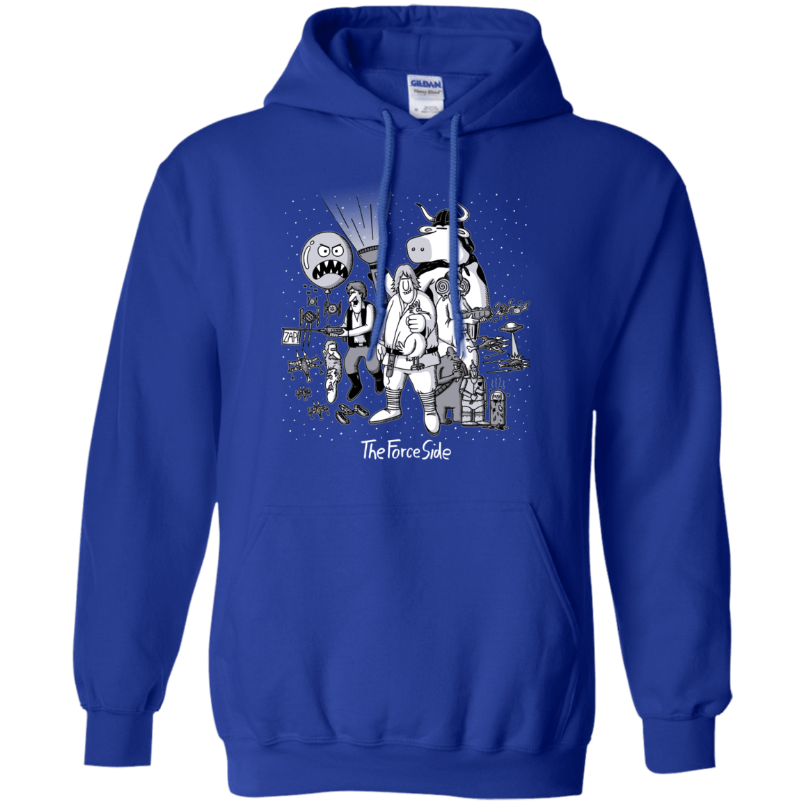 Sweatshirts Royal / Small The Force Side Pullover Hoodie