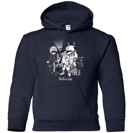 Sweatshirts Navy / YS The Force Side Youth Hoodie