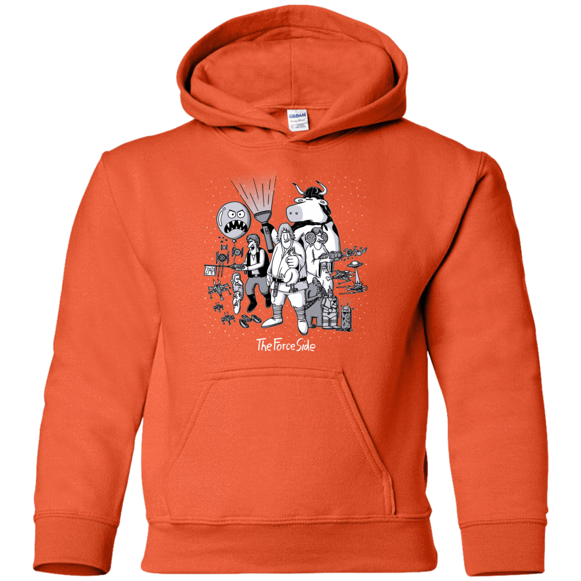 Sweatshirts Orange / YS The Force Side Youth Hoodie