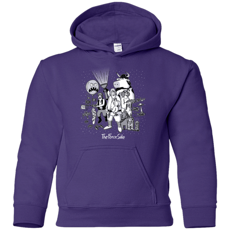 Sweatshirts Purple / YS The Force Side Youth Hoodie