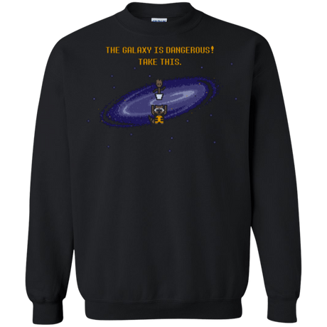 Sweatshirts Black / Small The Galaxy is Dangerous Crewneck Sweatshirt