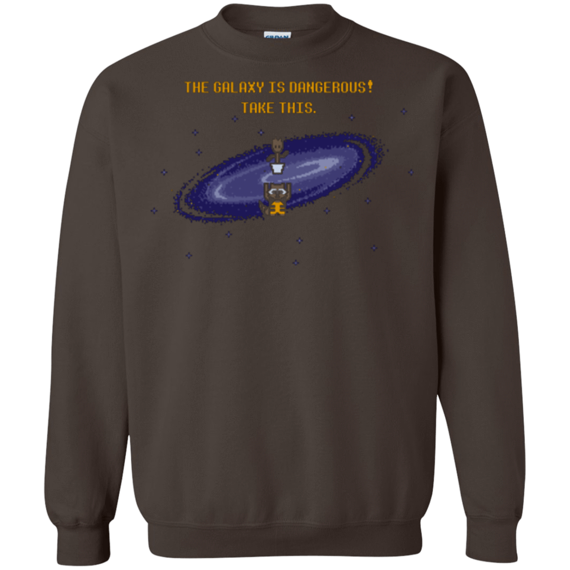 Sweatshirts Dark Chocolate / Small The Galaxy is Dangerous Crewneck Sweatshirt