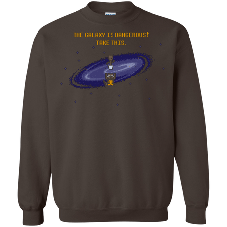 Sweatshirts Dark Chocolate / Small The Galaxy is Dangerous Crewneck Sweatshirt