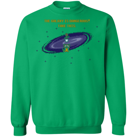 Sweatshirts Irish Green / Small The Galaxy is Dangerous Crewneck Sweatshirt