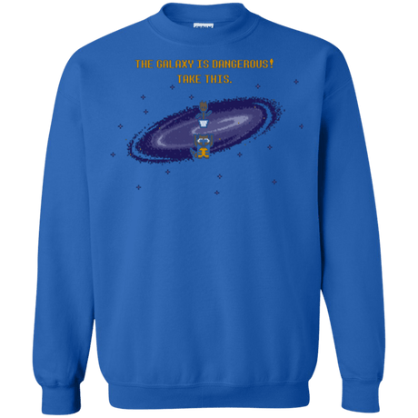 Sweatshirts Royal / Small The Galaxy is Dangerous Crewneck Sweatshirt