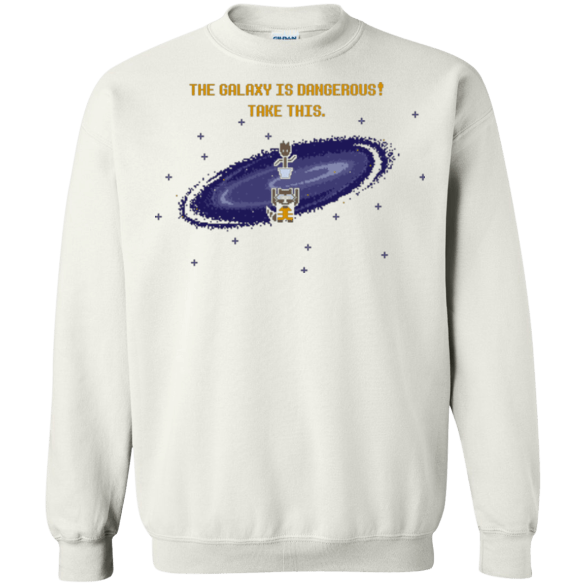 Sweatshirts White / Small The Galaxy is Dangerous Crewneck Sweatshirt