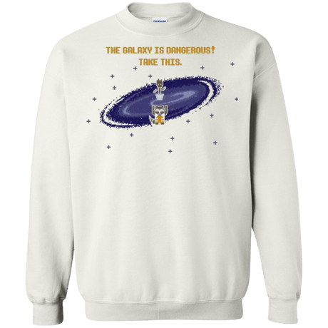 Sweatshirts White / Small The Galaxy is Dangerous Crewneck Sweatshirt