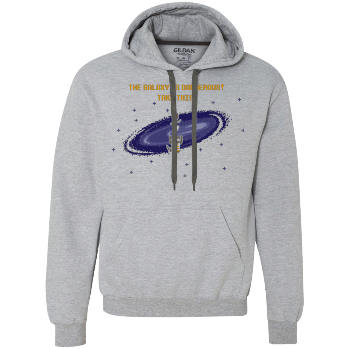 Sweatshirts Sport Grey / Small The Galaxy is Dangerous Premium Fleece Hoodie