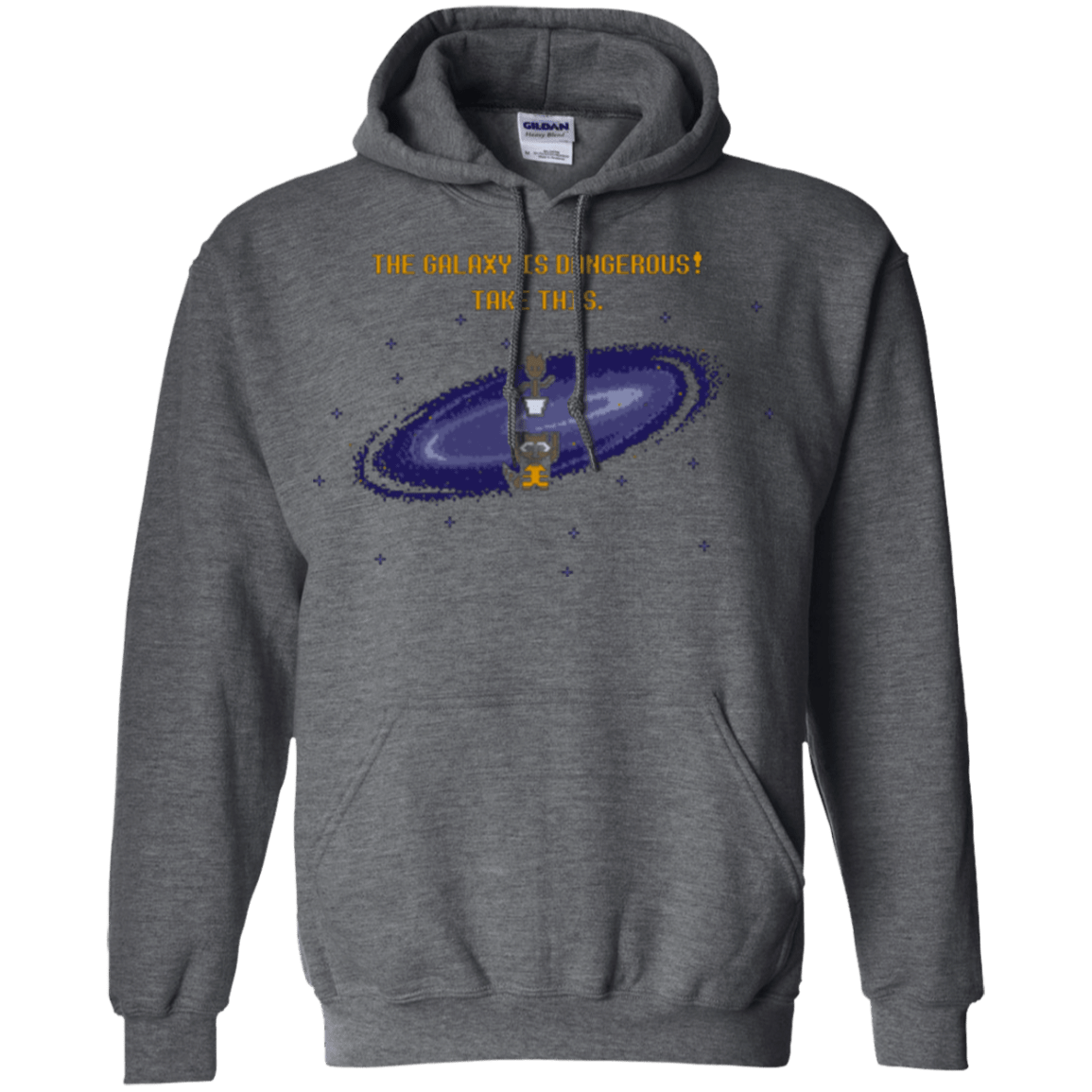 Sweatshirts Dark Heather / Small The Galaxy is Dangerous Pullover Hoodie
