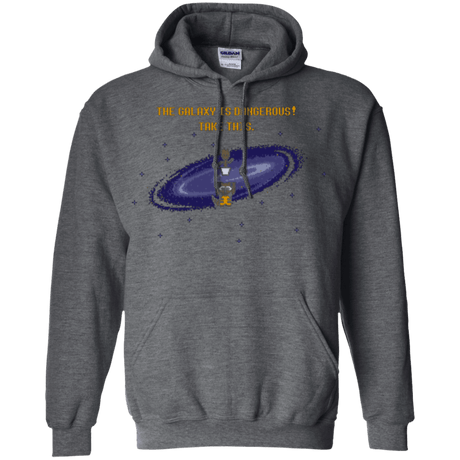 Sweatshirts Dark Heather / Small The Galaxy is Dangerous Pullover Hoodie