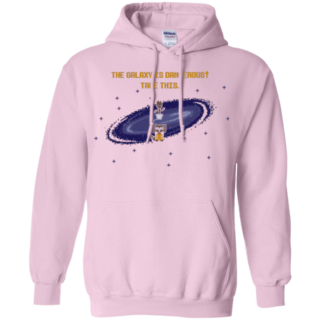 Sweatshirts Light Pink / Small The Galaxy is Dangerous Pullover Hoodie