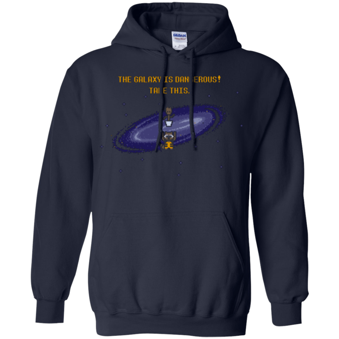 Sweatshirts Navy / Small The Galaxy is Dangerous Pullover Hoodie